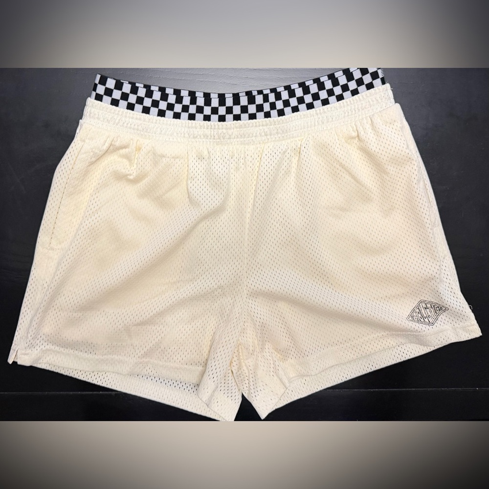 Fabletics Cream Mesh Men's Shorts